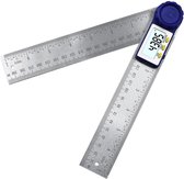 Hoekmeter | Gradenboog digitaal | Hoekmeter digitaal | Gigitale gradenboog | Gradenmeter | Incl. vergrendel knop | Able & Borret