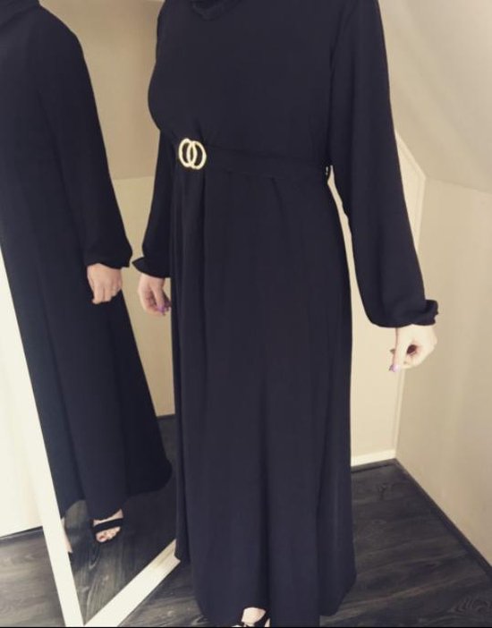 Dames Abaya + GRATIS zwarte hoofddoek- Gebedskleding-Vrouwen jilbab -  Prayer dress -... | bol.com