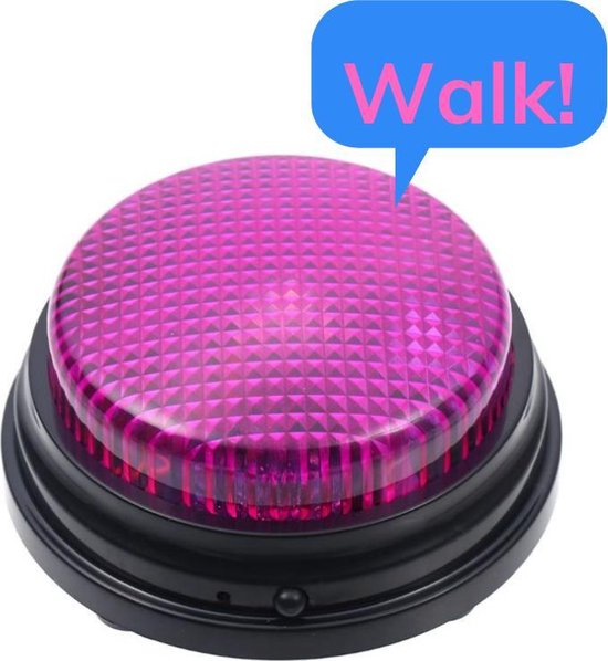 Boutons De Commande Vocale Pour Chien, Bouton Parlant Lumineux Pour Chien  éducatif Enregistrable Pour L'enregistrement Vocal Rouge, Violet, Vert 