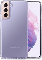 Høyde - German Bayer TPU Softcase hoes - Verkleurd Niet - Geschikt voor Samsung Galaxy S21 - Transparant