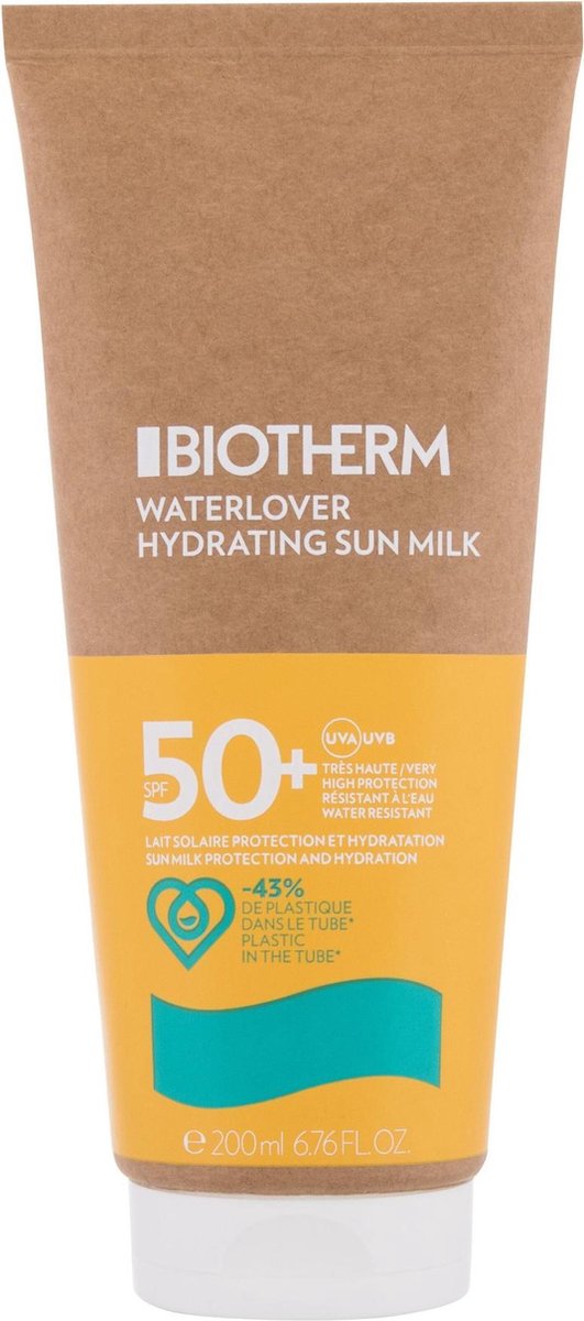 Zonnebrandcrème Waterlover Hydrating Sun Milk Biotherm SPF 50+ (200 ml)