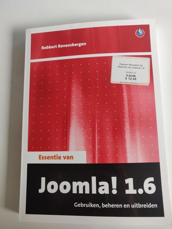 Cover van het boek 'Essentie van Joomla! 1.6'