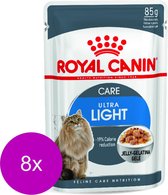 Royal Canin Ultra Light In Jelly - Kattenvoer - 8 x 12x85 g