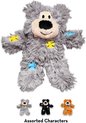 Kong Cat Softies Patchwork Bear - Kauwspeelgoed - 168mm x 97mm x 51mm - Multi