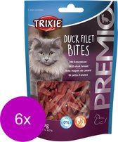 Trixie Premio Hapjes 50 g - Kattensnack - 6 x Eend