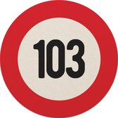 Bierviltjes 103 jaar | Bierviltjes 20 stuks | Bierviltjes verjaardag| Bierviltjes gefeliciteerd