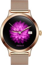 O.M.G Dames Smartwatch Rosé Goud - Smartwatch - Luxe Smartwatch dames - Horloges voor vrouwen - Horloge - Activity tracker - Stappenteller - Bloeddrukmeter - Hartslagmeter