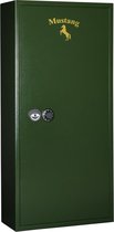 MustangSafes Wapenkluis MSG 7-19 S1  - 14 Wapenplaatsen - 124 cm Geweer lengte - Mechanisch Cijferslot