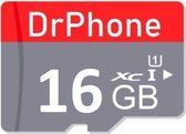 DrPhone MSI - 16GB Micro SD Kaart Opslag - Met SD Adapter - High Speed Klasse 10 - Premium Opslag