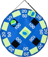 Opblaasbaar dartbord - Darten - Tennisballen - Kinderen - Spelen - Gooien - Inclusief 3 ballen met klittenband