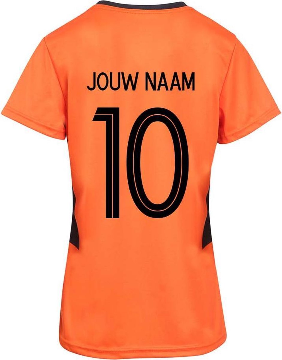 Nederlands Elftal Dames Voetbalshirt Thuis Blanco EK 2021 Meisjes ...