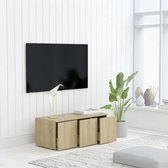 Tv meubel - Staand - Sonoma eiken - Woonkamer - Design - Industrieel - Liggend - Nieuwste Collectie