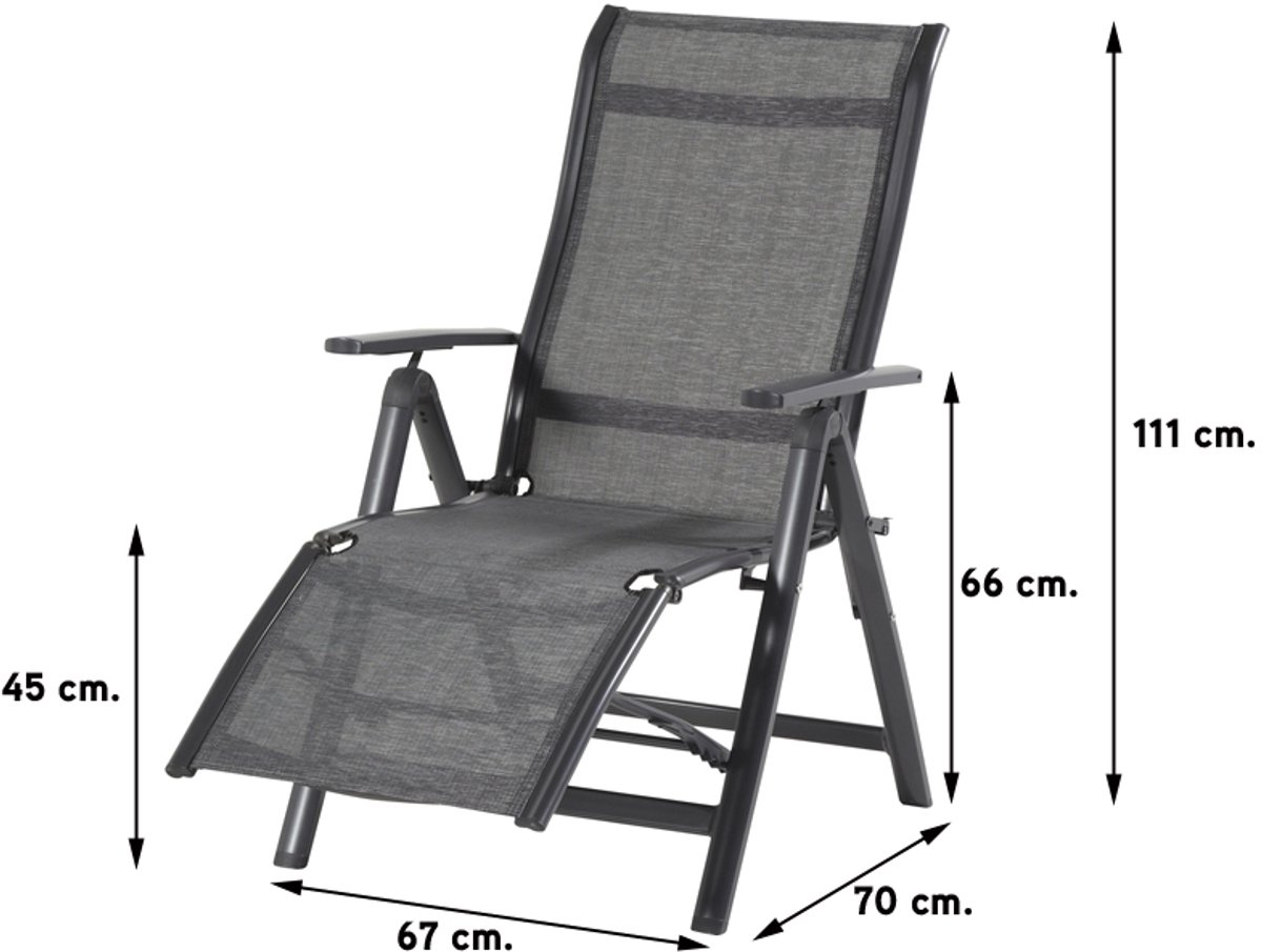 Hartman Alice Relaxstoel Xerix - Aluminium & Textileen