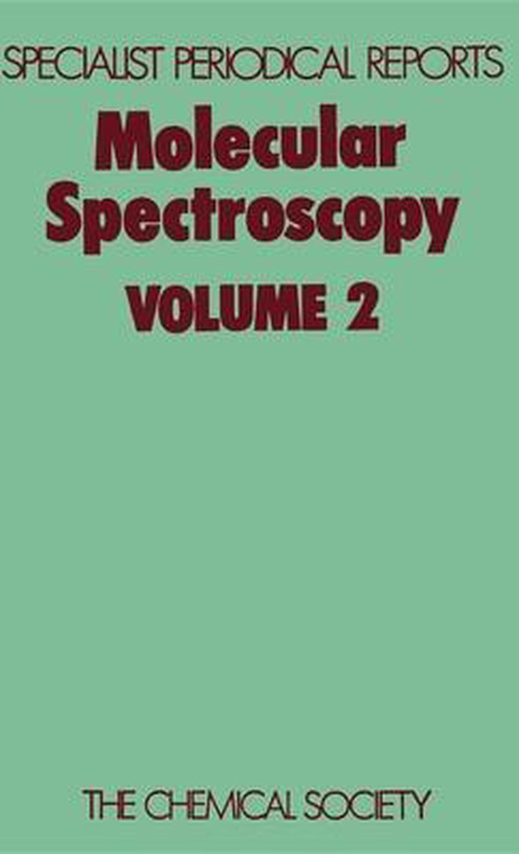 Molecular Spectroscopy, Royal society of chemistry 9780851865164