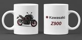 Mok Kawasaki Z900 zwart rood - motor - cadeau - kado - motorfiets beker 300 ml