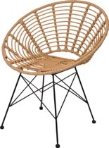 Stoel - rotan - rattan - ronde zitting
