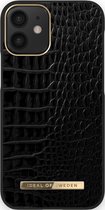 iDeal of Sweden Atelier Case Introductory voor iPhone 12 Mini Neo Noir Croco