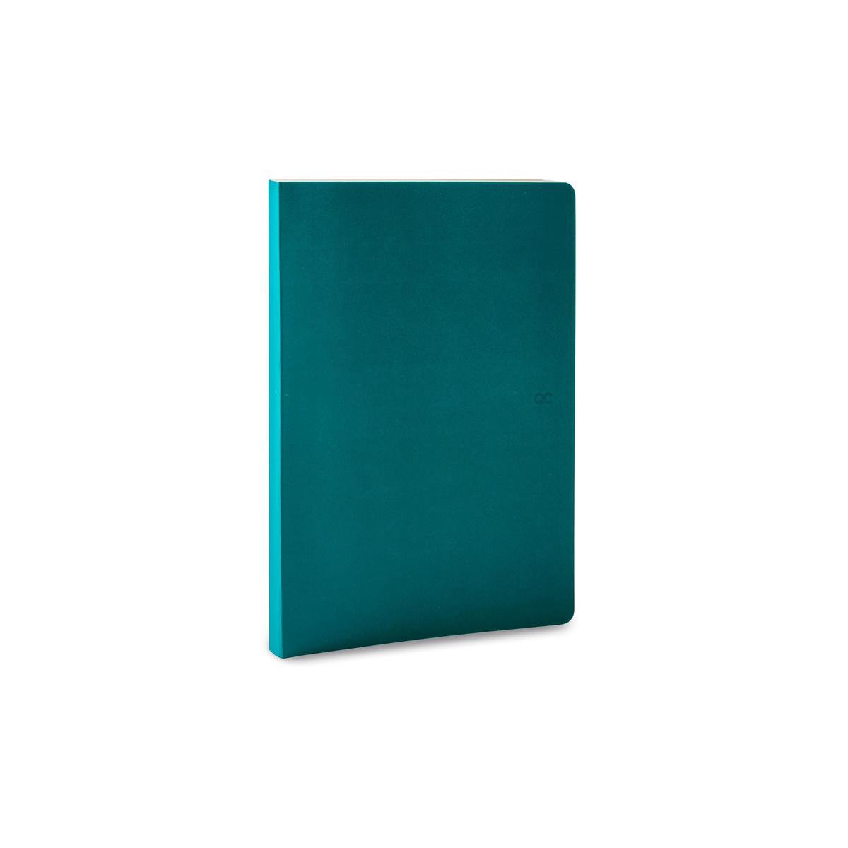 Quattro Colori Notebook On The Go Notebook A5, sporty-petrol, dots, set van 2 stuks