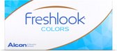 -4.75 - FreshLook® COLORS Blue - 2 pack - Maandlenzen - Kleurlenzen - Blauw
