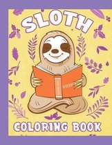 Sloth Coloring Book: Have fun with your daughter with this gift