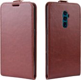 OPPO Reno 10x Zoom Hoesje - Mobigear - Serie - Kunstlederen Flipcase - Bruin - Hoesje Geschikt Voor OPPO Reno 10x Zoom