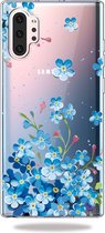 Samsung Galaxy Note 10 Plus Hoesje - Mobigear - Design Serie - TPU Backcover - Star Flower - Hoesje Geschikt Voor Samsung Galaxy Note 10 Plus