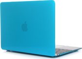 Apple MacBook Air 13 (2018-2020) Case - Mobigear - Glossy Serie - Hardcover - Blauw - Apple MacBook Air 13 (2018-2020) Cover