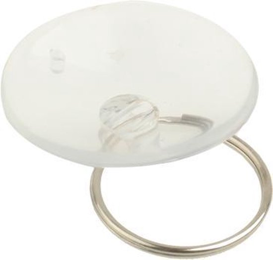 Suction Cup with Ring Transparant