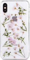Apple iPhone XR Hoesje - Mobigear - Design Serie - TPU Backcover - Purple Flower - Hoesje Geschikt Voor Apple iPhone XR