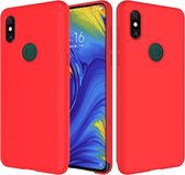 Xiaomi Mi Mix 3 Hoesje - Mobigear - Color Serie - Siliconen Backcover - Rood - Hoesje Geschikt Voor Xiaomi Mi Mix 3