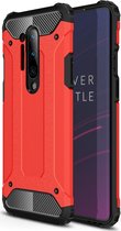 Mobigear Outdoor Hardcase voor de OnePlus 8 Pro - Rood