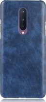 OnePlus 8 Hoesje - Mobigear - Excellent Serie - Hard Kunststof Backcover - Blauw - Hoesje Geschikt Voor OnePlus 8