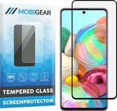 Mobigear Gehard Glas Ultra-Clear Screenprotector voor Samsung Galaxy A71 - Zwart
