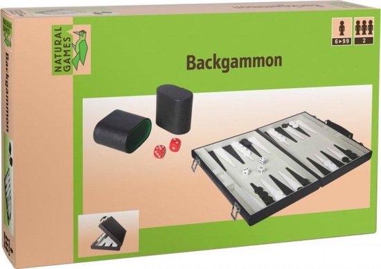 Afbeelding van het spel Natural Games Backgammon Kunstleder 47x37