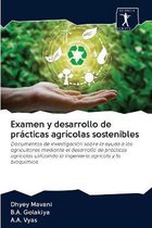 Examen y desarrollo de prácticas agrícolas sostenibles