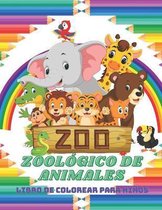 ZOOLOGICO DE ANIMALES - Libro De Colorear Para Ninos