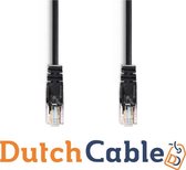 Dutch Cable CAT6 UTP kabel 0,5M Zwart
