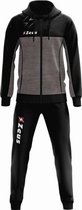 Joggingpak/Relaxpak Zeus Tuta Olympia, maat 2XL/3XL(valt klein), Zwart/Grijs