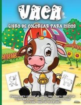 Vaca Libro de colorear para ninos