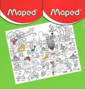 Maped 831213 - XL kleurposter - GROEN