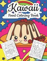 Funny Coloring Books for Kids- Kawaii Food Coloring Book