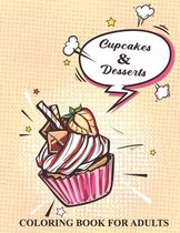 Cupcakes & Desserts Coloring For Adults