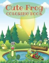 Cute Frog Coloring Book