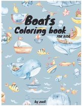 Boats Coloring Book