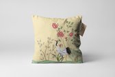 Made on Friday - Sierkussen Vintage Chinoiserie Yellow  50 x 50 cm - Kendal (Twill 210 gr./m2)