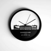 Galgenwaard van FC Utrecht als klok | wandklok voor aan de muur | 30cm