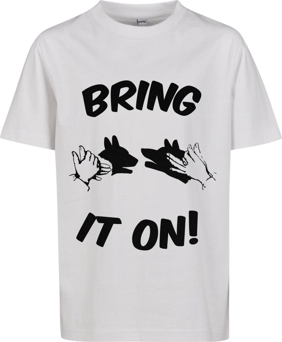 Mister Tee Bring It On Kinder T-shirt Kids 146/152 Wit