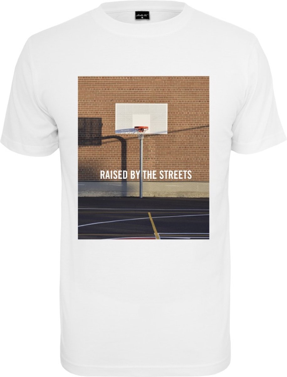 Mister Tee Raised By The Streets Heren T-shirt XS Wit