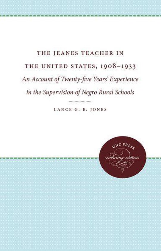 The Jeanes Teacher in the United States, 1908-1933 - cover
