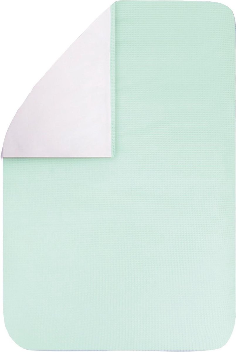 BINK Bedding Dekbedovertrek Wafel (Pique) Mint 80 x 60 (zonder sloop)